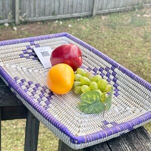 Handwoven kitchen tray